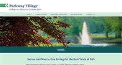 Desktop Screenshot of parkwayvillagear.com